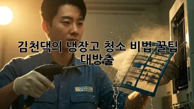 김천댁의 냉장고 청소 비법 꿀팁 대방출 🤩